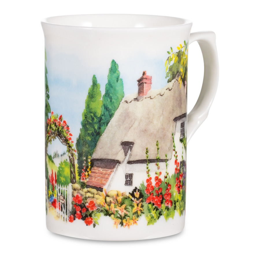 

Кружка Just Mugs Buxton Деревушка Ирландская 325 мл, фарфор костяной