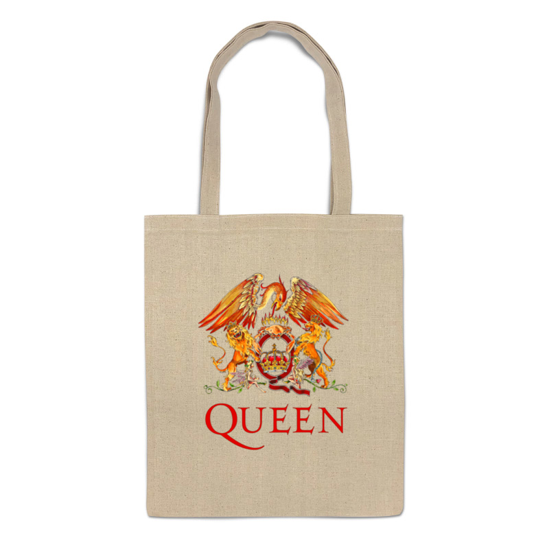 

Сумка-шоппер Printio Queen group бежевая, Бежевый, Queen group