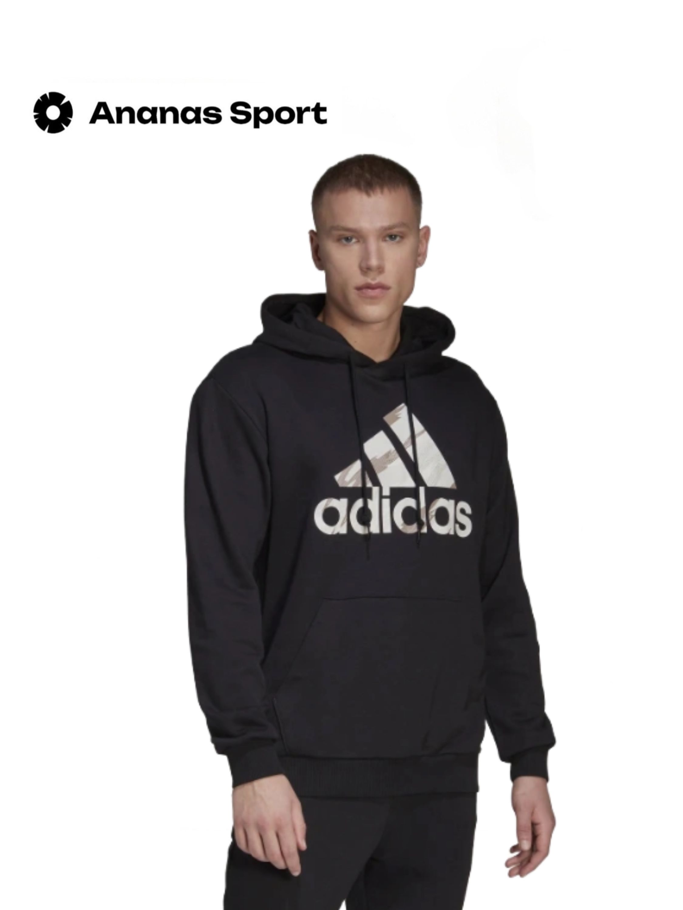 Худи унисекс Adidas HE4374 черное L