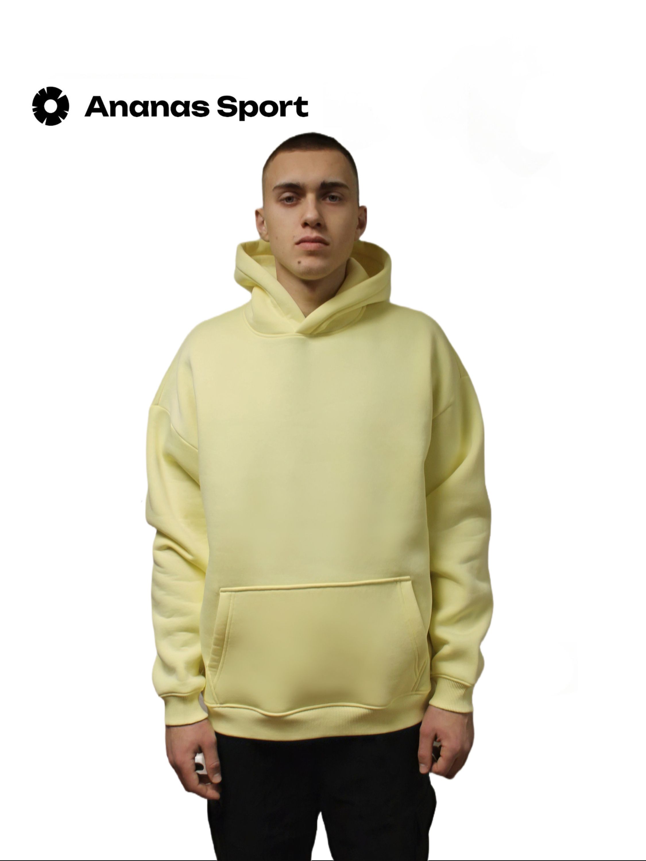 

Худи унисекс Ananas L-001 желтое M, Желтый, L-001