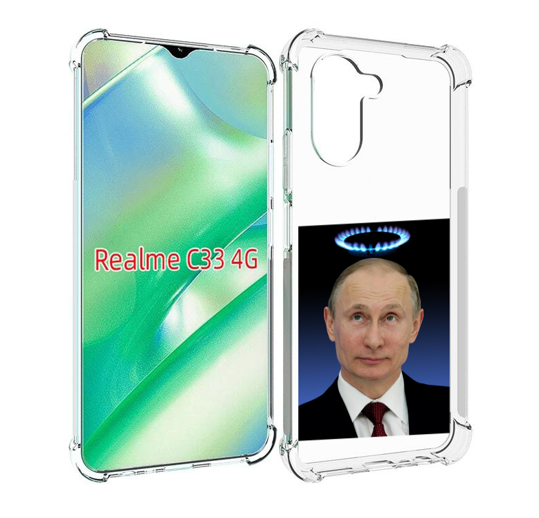 

Чехол MyPads святой газ для Realme C33 4G, Прозрачный, Tocco