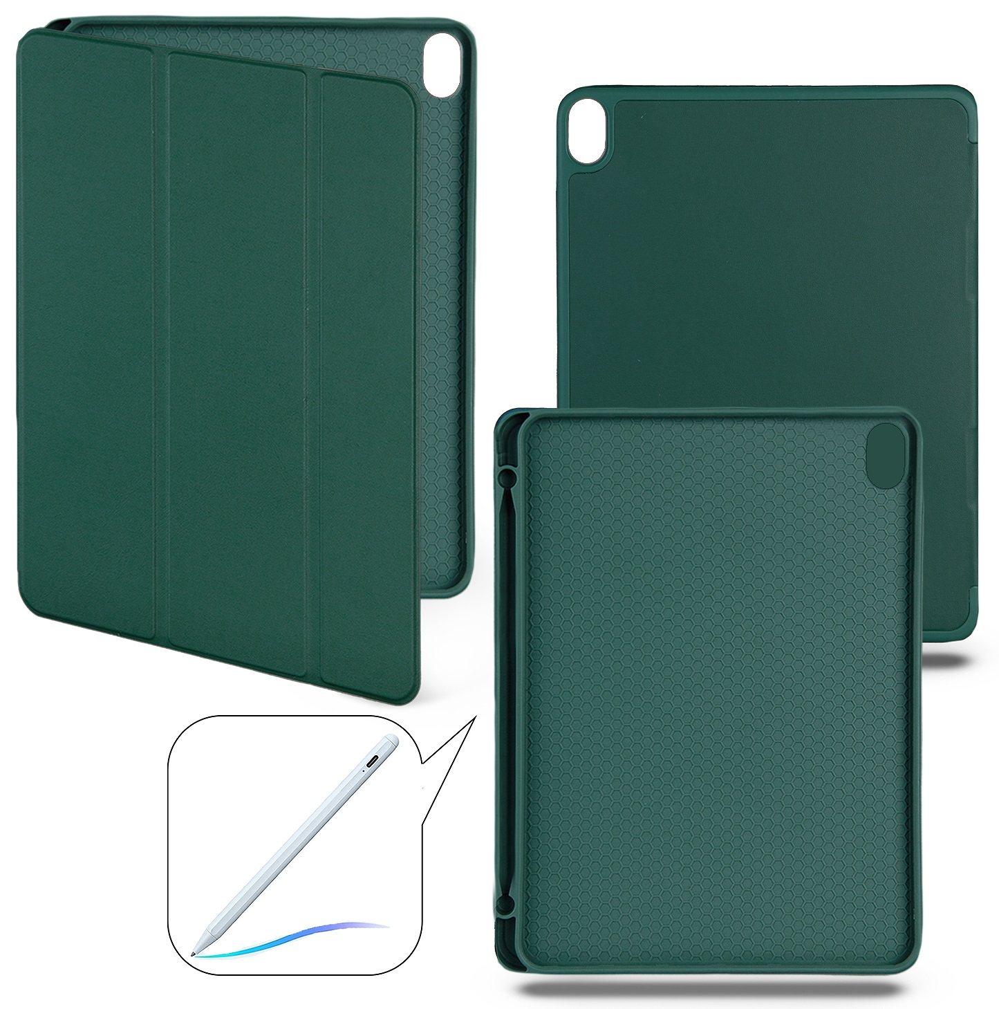 

Чехол-книжка для iPad 10 (2022) 10.9 Smart Case (Pencil) Pine Green №6 (IS798452), Зеленый, Чехол-книжка для iPad 10 (2022) 10.9 Smart Case (Pencil) Pine Green №6 (IS798452)