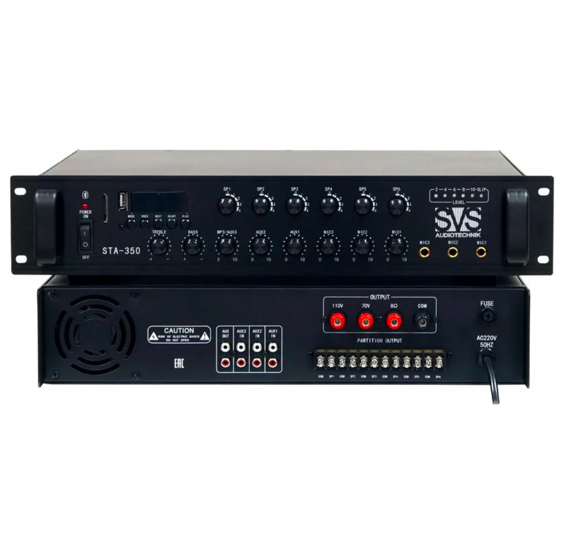 

Усилитель мощности SVS Audiotechnik STA-350 Black, STA-350