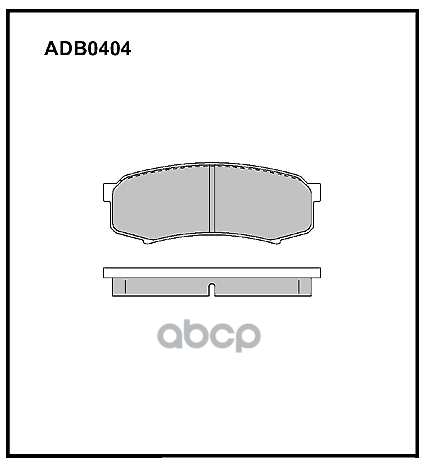 

Колодки задние TOYOTA/LEXUS/MITSUBISHI ADB 0404