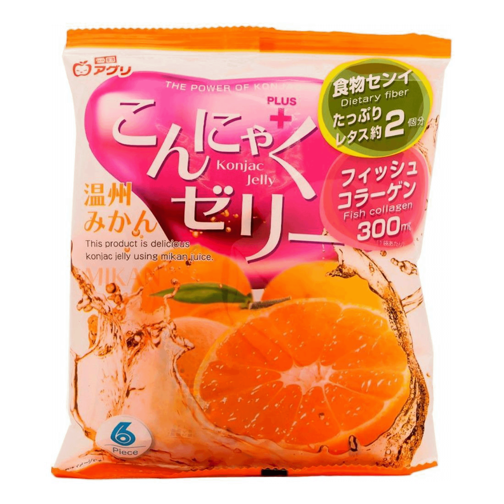 Желе Yukiguni Aguri Конняку с манго и коллагеном 96 г