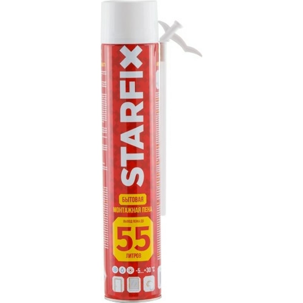 фото Starfix пена монтажная foam 55 750 мл sm-65855-1