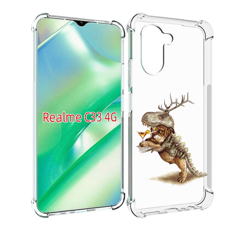 

Чехол MyPads тематическая вечеринка для Realme C33 4G, Прозрачный, Tocco