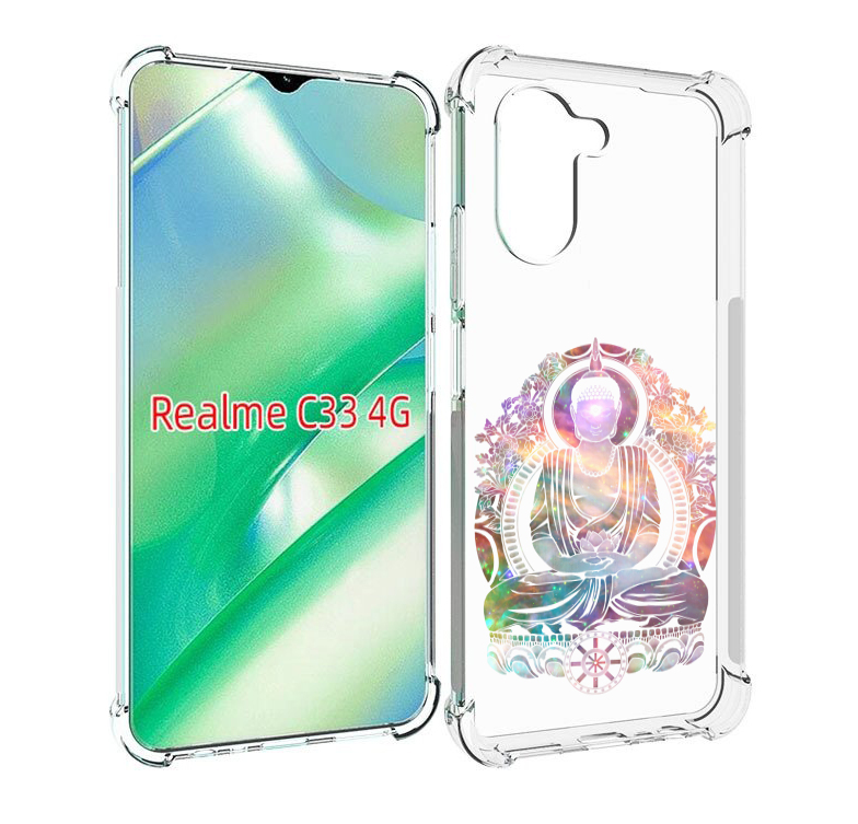 

Чехол MyPads умный мужчина абстракция для Realme C33 4G, Прозрачный, Tocco