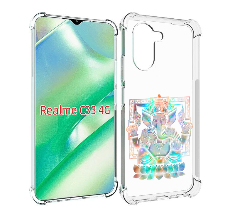 

Чехол MyPads умный слон для Realme C33 4G, Прозрачный, Tocco
