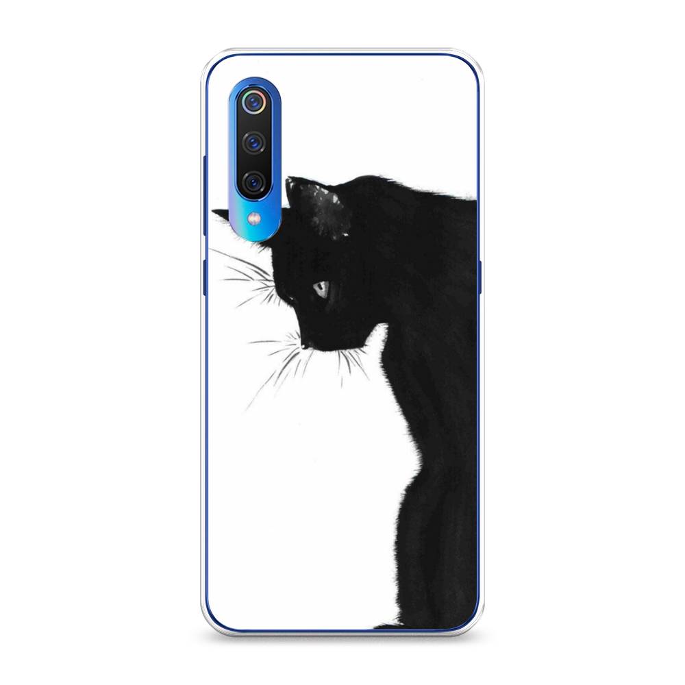 

Чехол Awog на Xiaomi Mi 9 "Black cat", Черный;белый, 34850-1