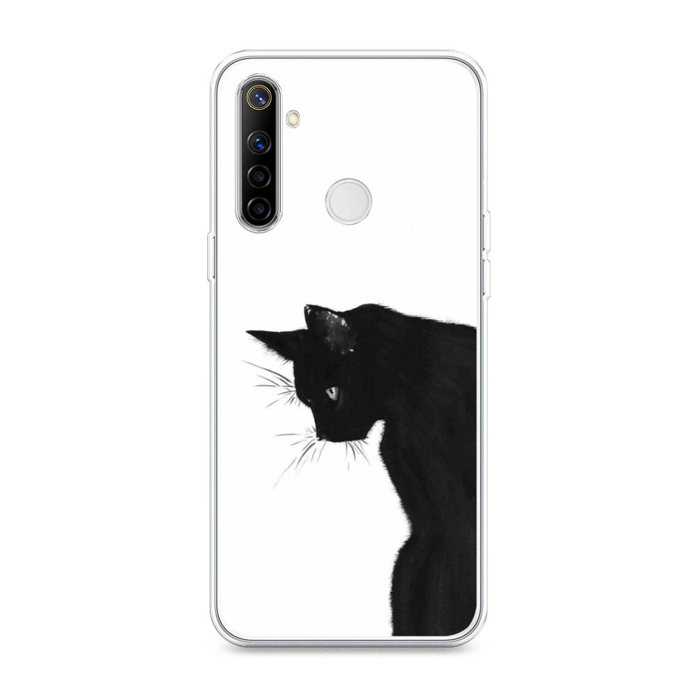 

Чехол Awog на Realme 6i "Black cat", Черный;белый, 252950-1
