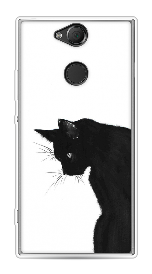 

Чехол Awog на Sony Xperia XA2 "Black cat", Черный;белый, 53150-1