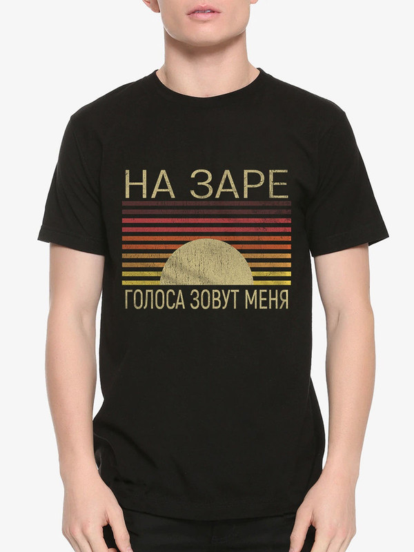 

Футболка мужская Dream Shirts На Заре черная XS, Черный, На Заре