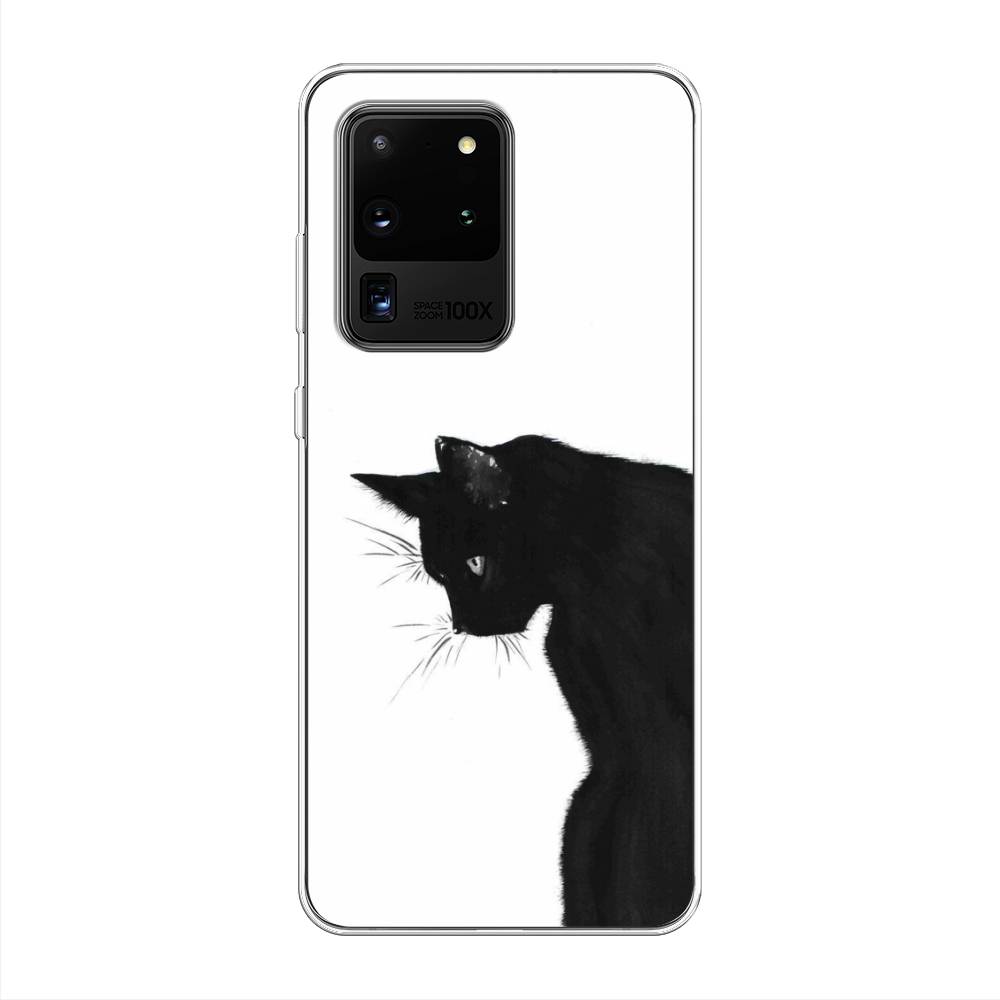 

Чехол Awog на Samsung Galaxy S20 Ultra "Black cat", Черный;белый, 29450-1