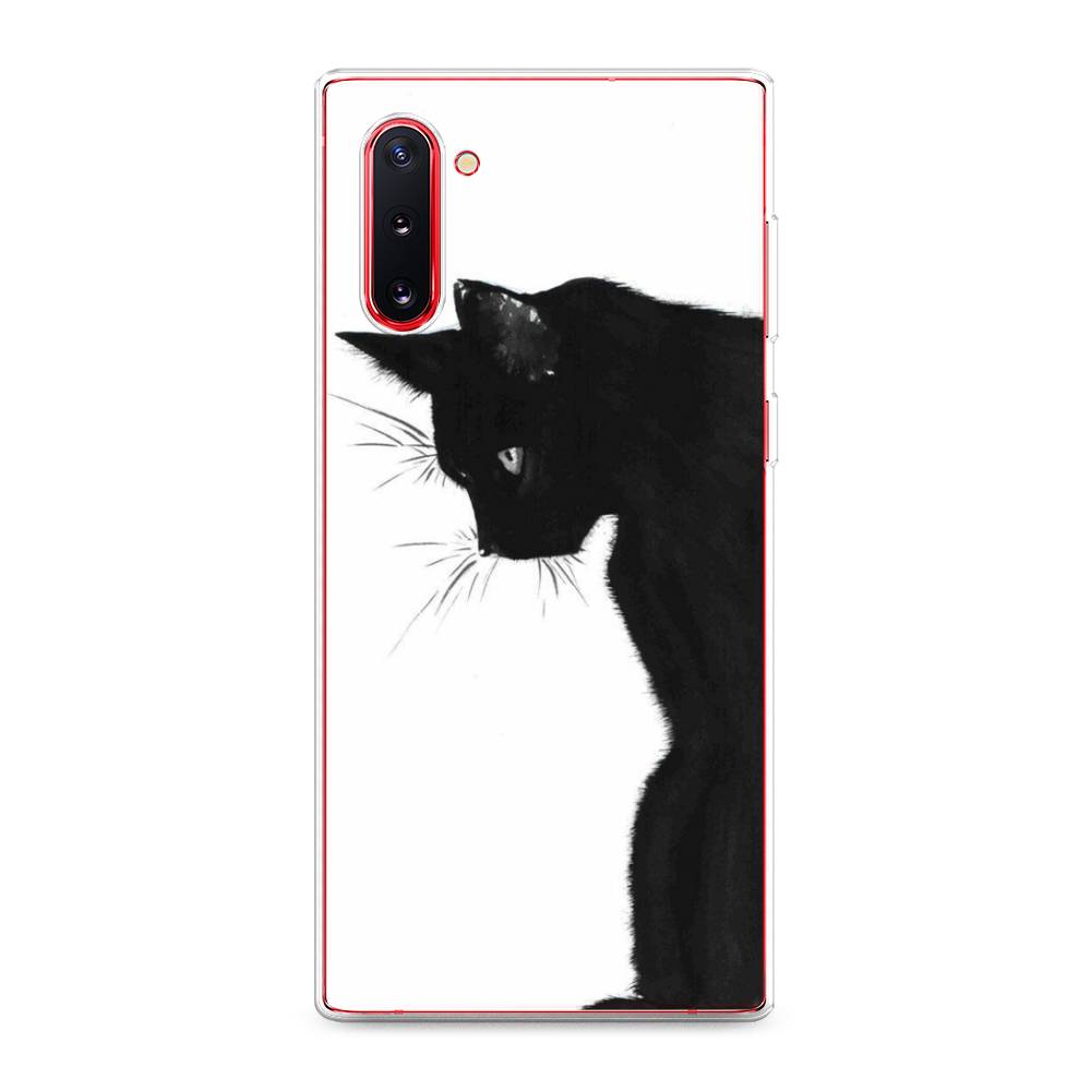

Чехол Awog на Samsung Galaxy Note 10 "Black cat", Черный;белый, 28650-1