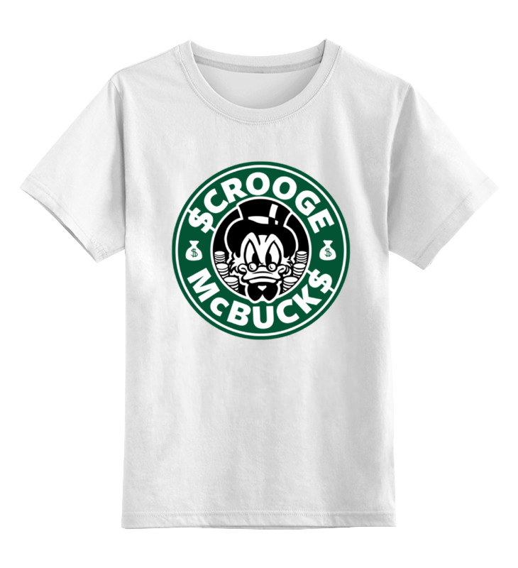 

Футболка детская Printio Scrooge mcbucks (starbucks) цв. белый р. 164, Scrooge mcbucks (starbucks)
