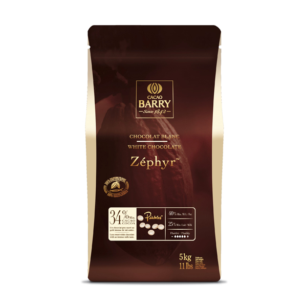 фото Шоколад cacao barry - белый "zephyr", 34%, 1кг. (chw-n34zerh-2b-u77)