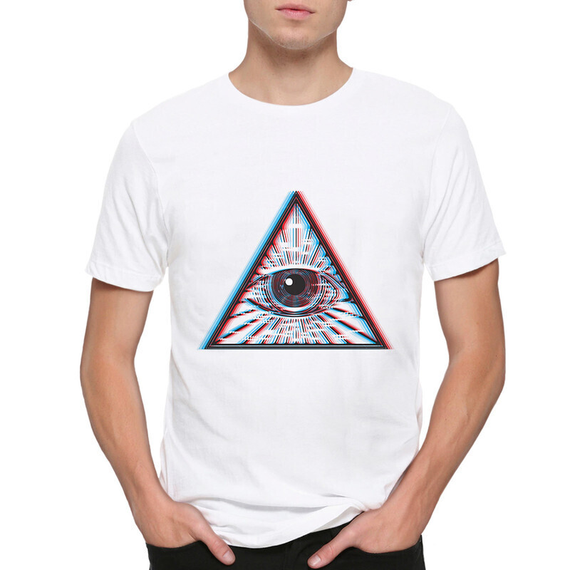 

Футболка мужская Dream Shirts Всевидящее око 1000531222 белая 2XL, Всевидящее око 1000531222