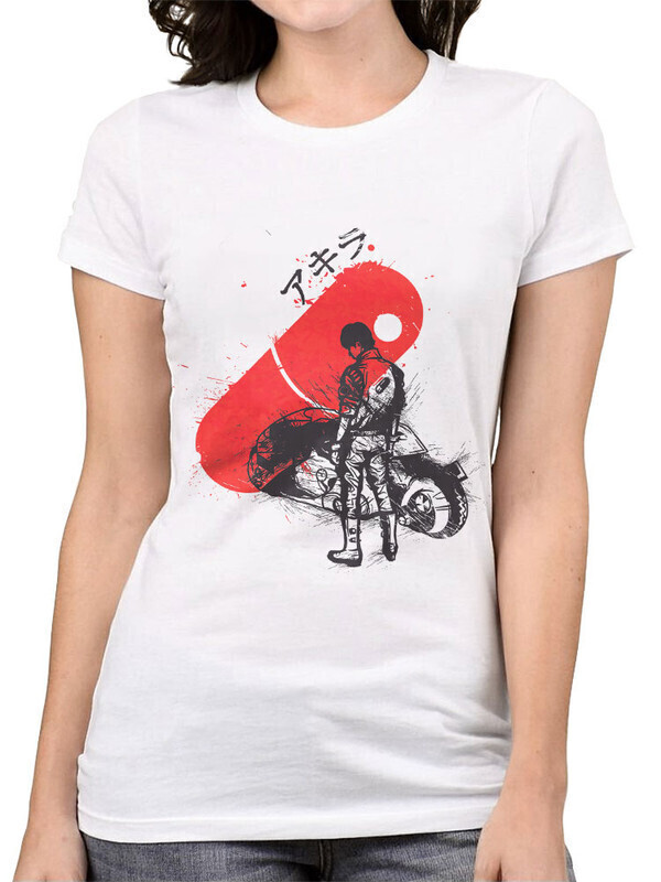 

Футболка женская Dream Shirts аниме Акира Женская 50009141 белая 2XL, аниме Акира Женская 50009141