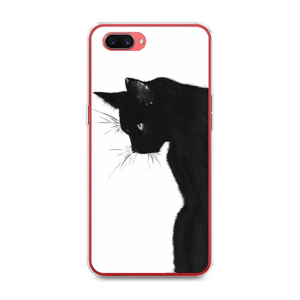 

Чехол Awog на Oppo A3s "Black cat", Черный;белый, 250650-1