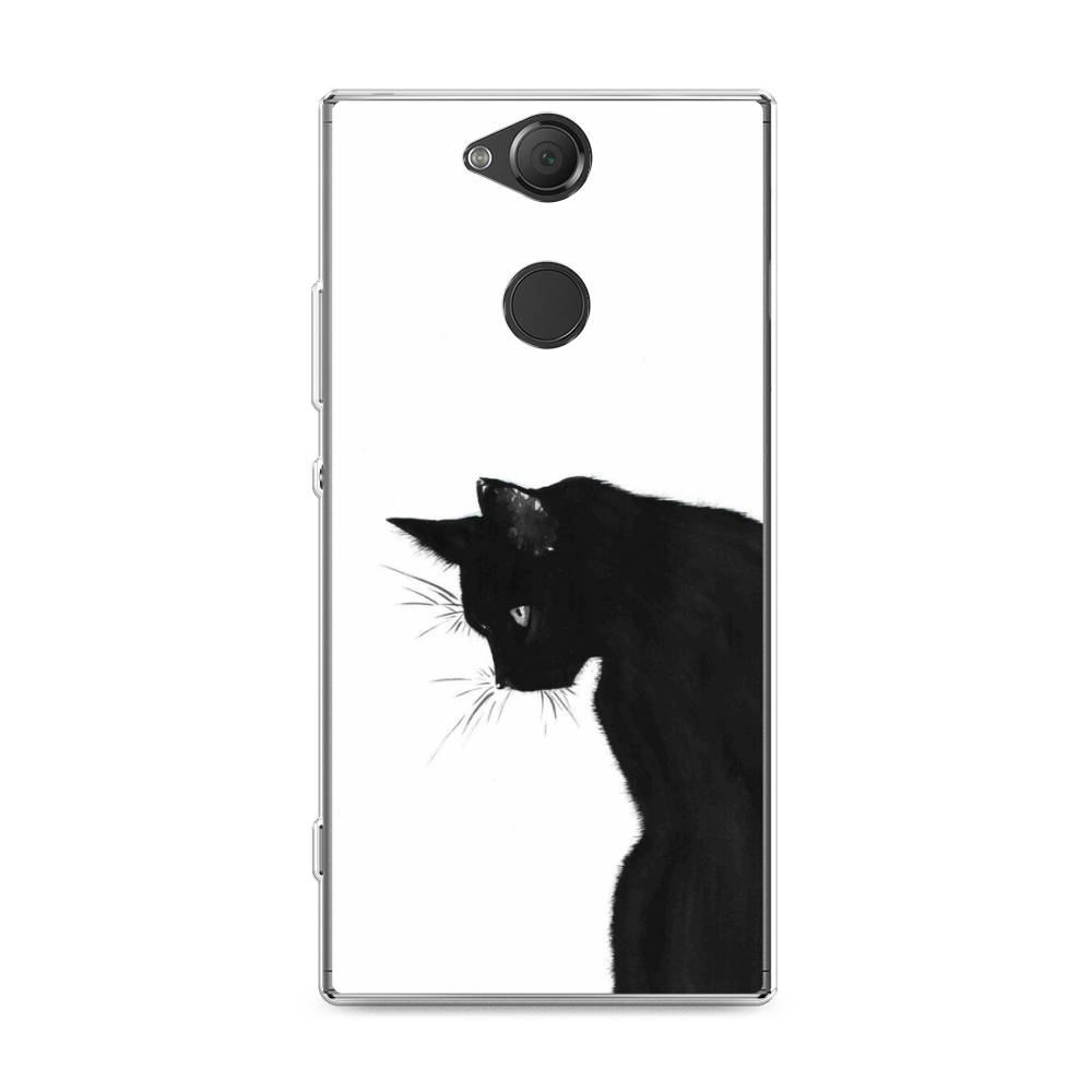 

Чехол Awog на Sony Xperia XA2 Plus "Black cat", Черный;белый, 53550-1