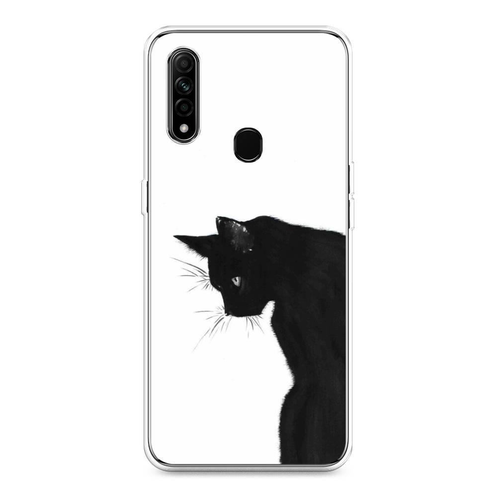 

Чехол Awog на Oppo A31 "Black cat", Черный;белый, 252250-1