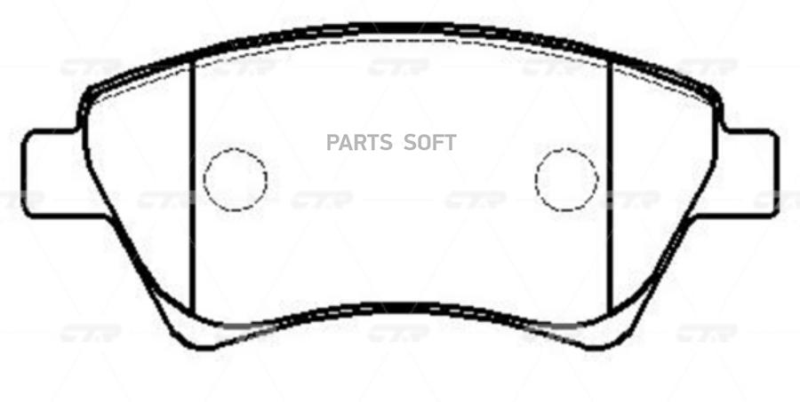 

Тормозные колодки Ctr GK0935