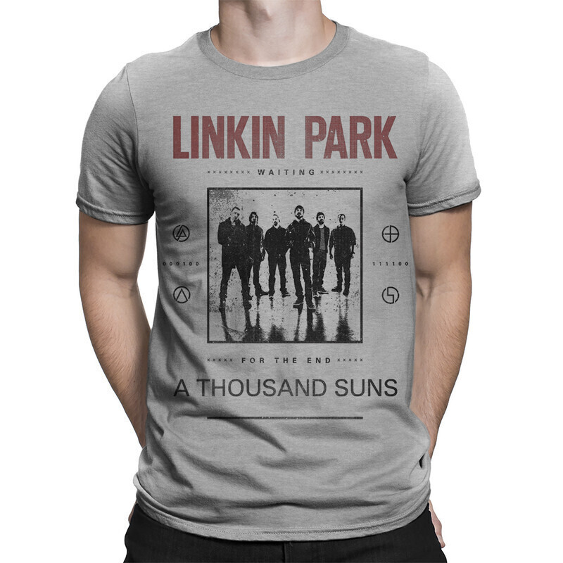 фото Футболка мужская dream shirts linkin park 1000533222 серая s