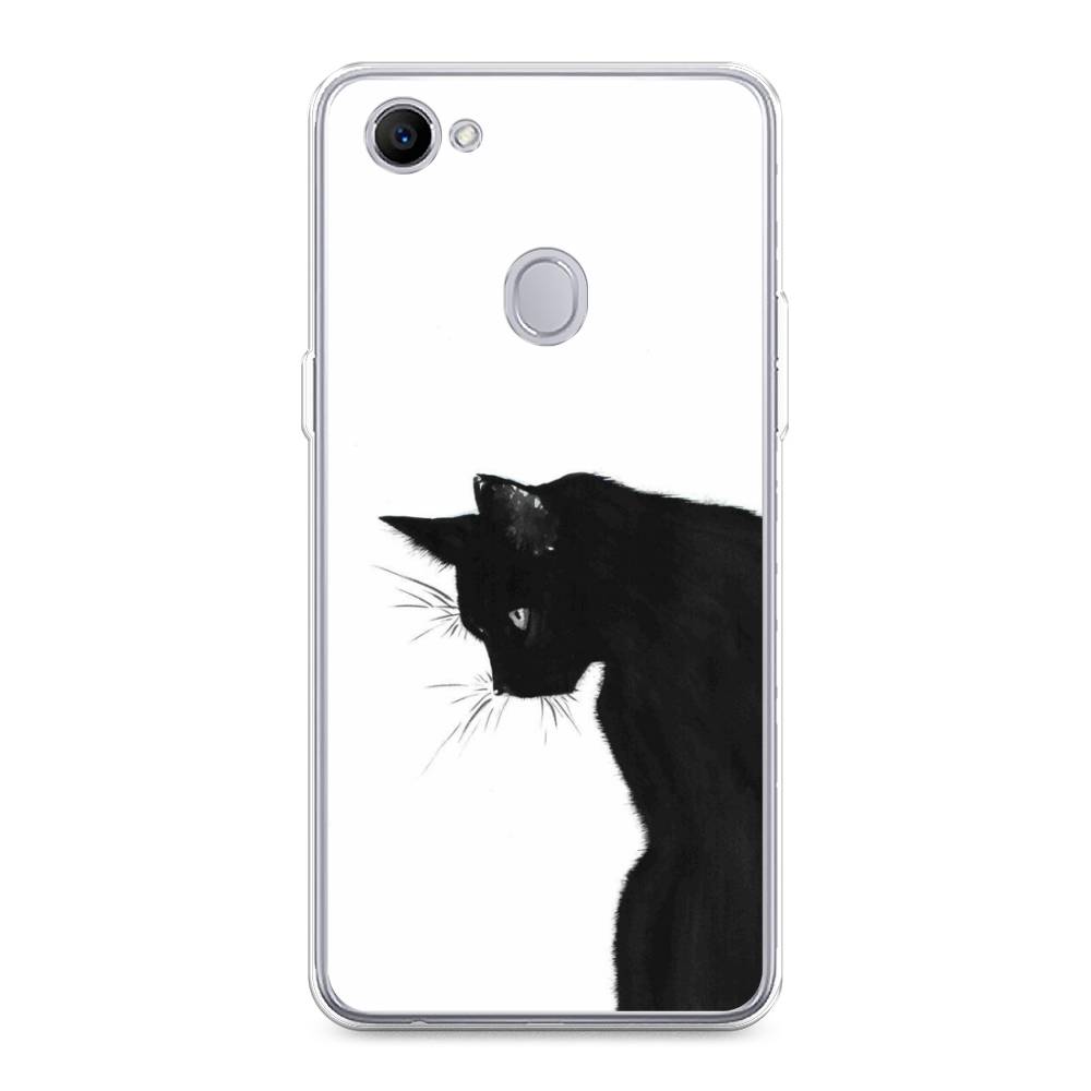 

Чехол Awog на Oppo F7 "Black cat", Черный;белый, 250350-1