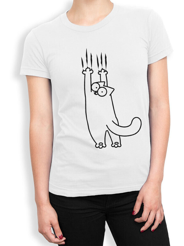 

Футболка женская Dream Shirts Кот Саймон Женская 50009161 белая XS, Кот Саймон Женская 50009161