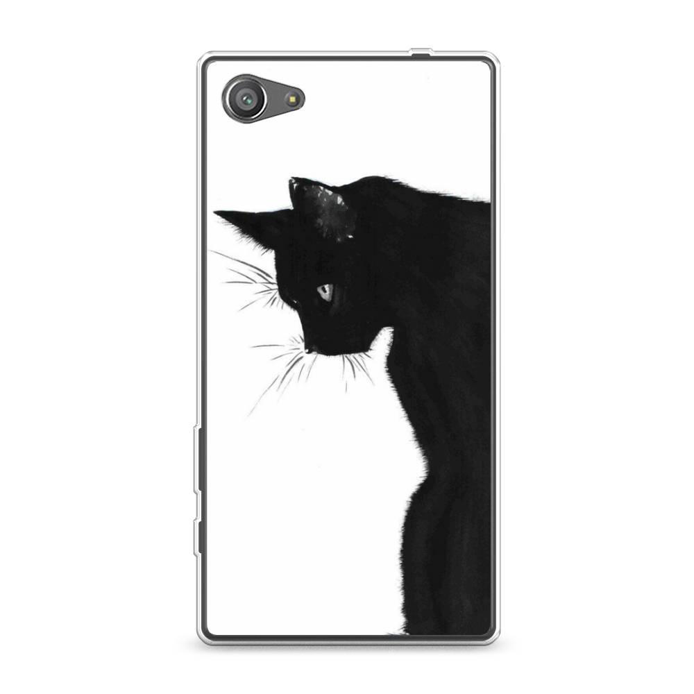 

Чехол Awog на Sony Xperia Z5 compact "Black cat", Черный;белый, 52250-1