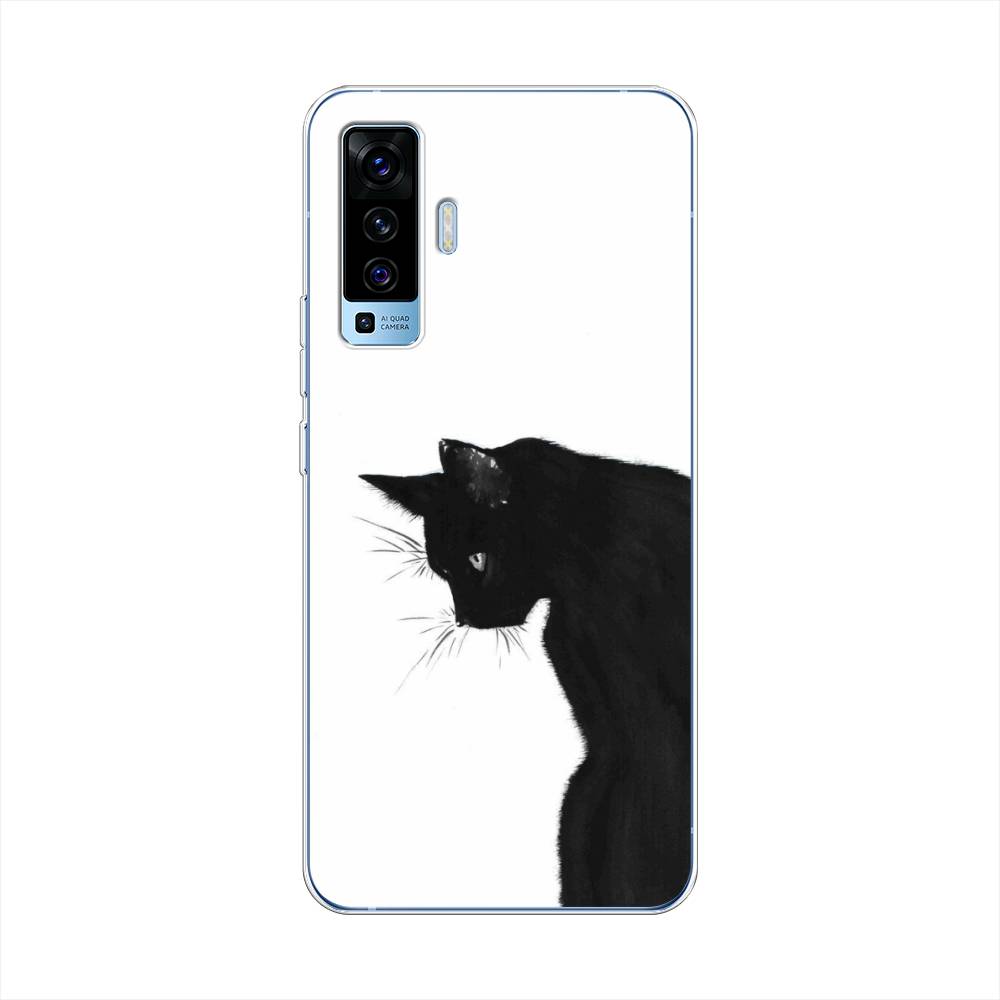 

Чехол Awog на Vivo X50 "Black cat", Черный;белый, 262250-1