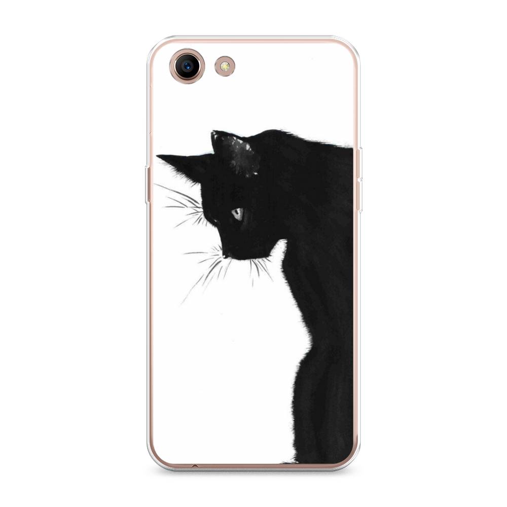 

Чехол Awog на Oppo A83 "Black cat", Черный;белый, 250150-1