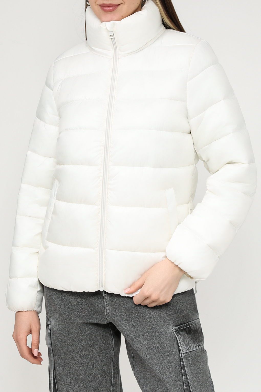 

Куртка женская Esprit Casual 994EE1G303 бежевая L, Бежевый, 994EE1G303