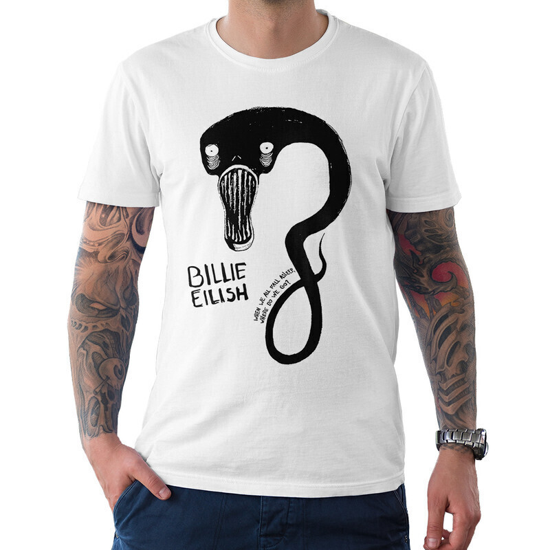 

Футболка мужская Dream Shirts Билли Айлиш 1000537222 белая S, Билли Айлиш 1000537222