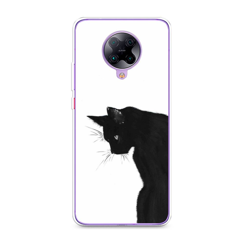 

Чехол Awog на Xiaomi Redmi K30 Pro "Black cat", Черный;белый, 38850-1