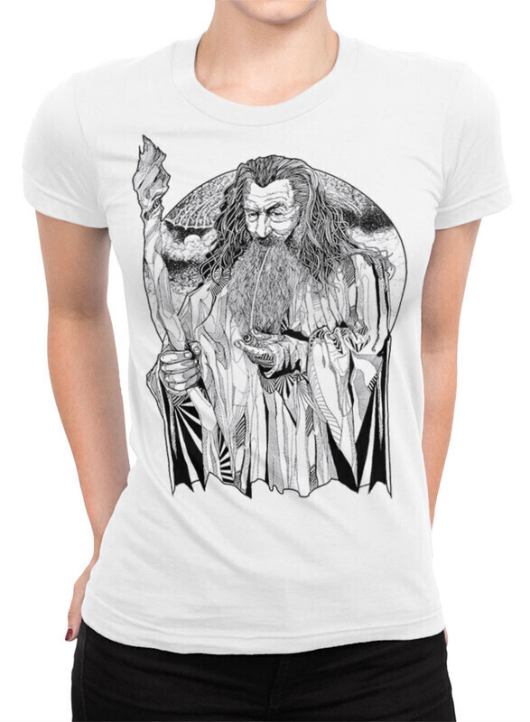 

Футболка женская Dream Shirts Гэндальф - Властелин Колец Женская 50009191 белая S, Гэндальф - Властелин Колец Женская 50009191