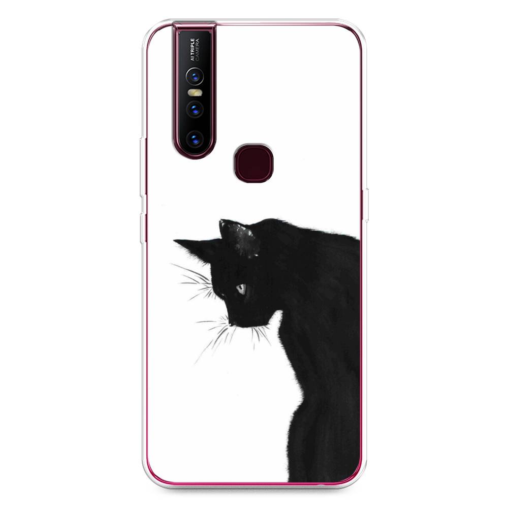 

Чехол Awog на Vivo V15 "Black cat", Черный;белый, 261050-1