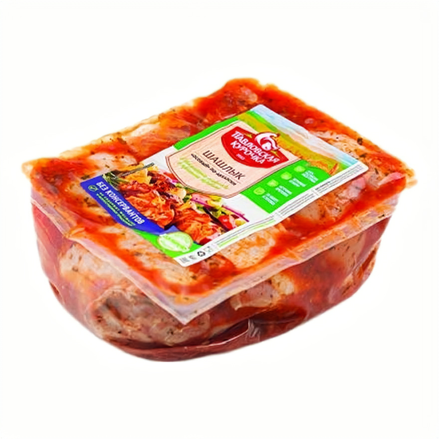 

Шашлык куриный Павловская Курочка Особый По-абхазски охлажденный