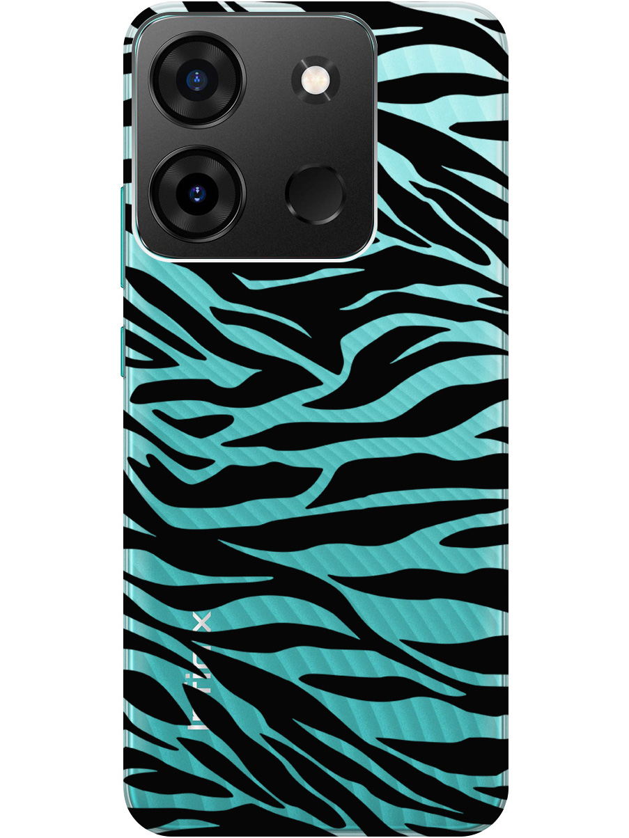 

Силиконовый чехол на Infinix Smart 7 Plus с рисунком "Зебра" прозрачный, Прозрачный;черный, 20000073