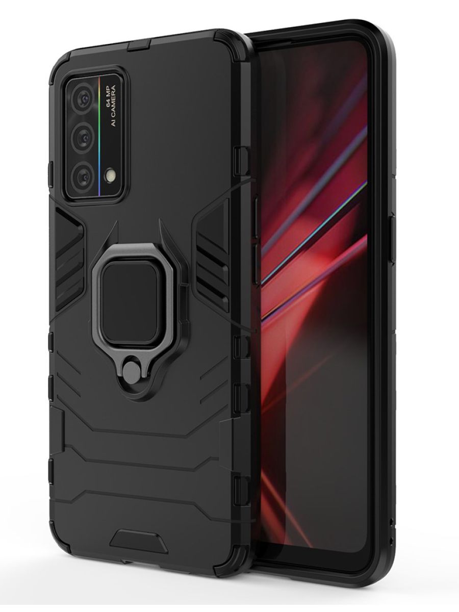 

Brodef Ring Противоударный чехол с кольцом для Realme GT Master Edition черный