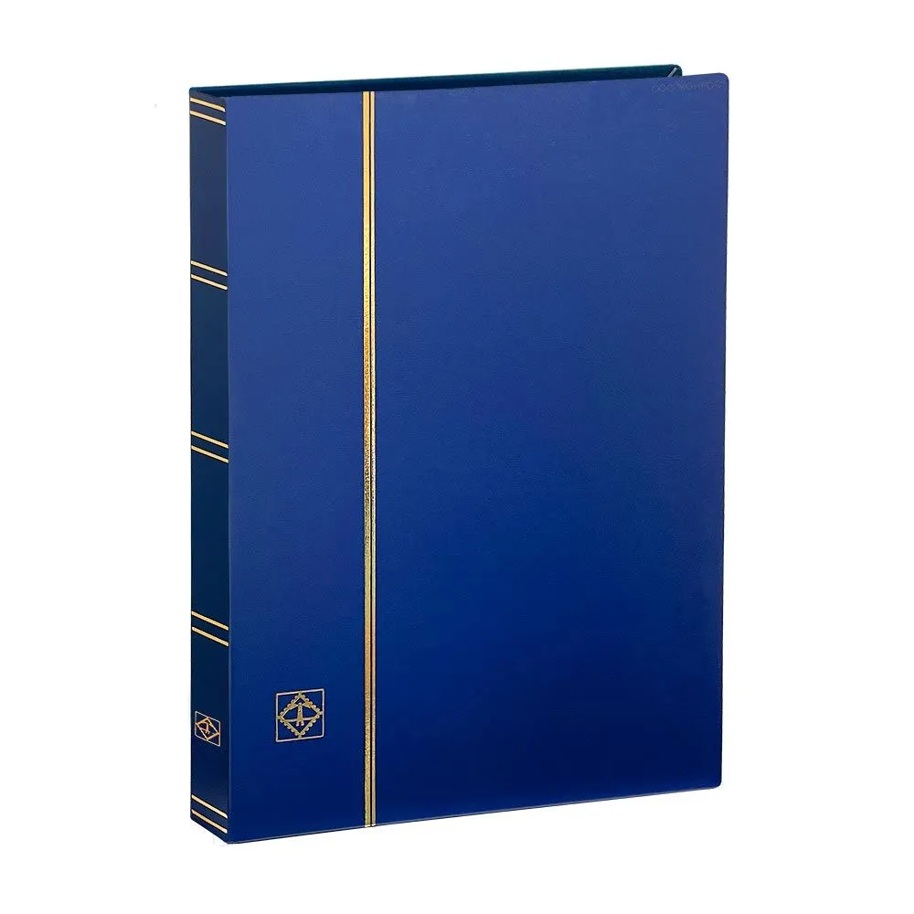 

Альбом для марок Leuchtturm1917 синий 331380 L 4/8 на 16 страниц