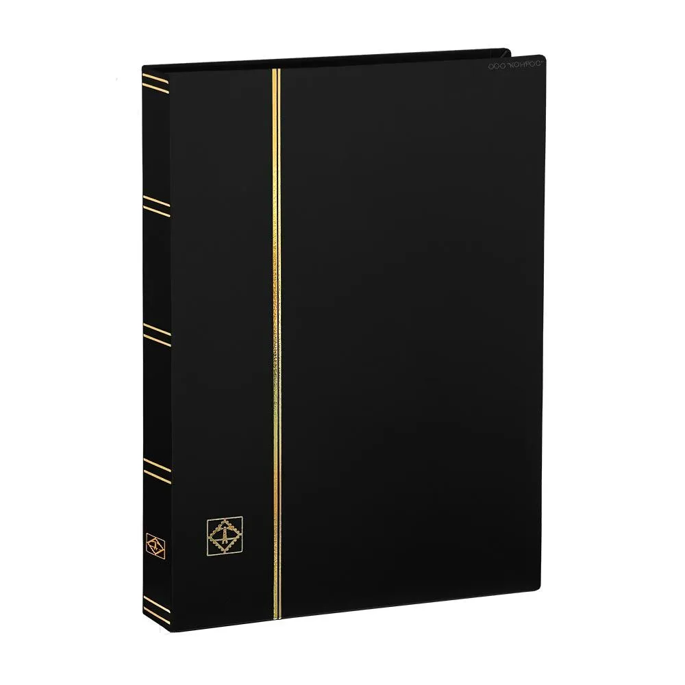 

Альбом для марок Leuchtturm1917 чёрный 318548 L 4/8 на 16 страниц