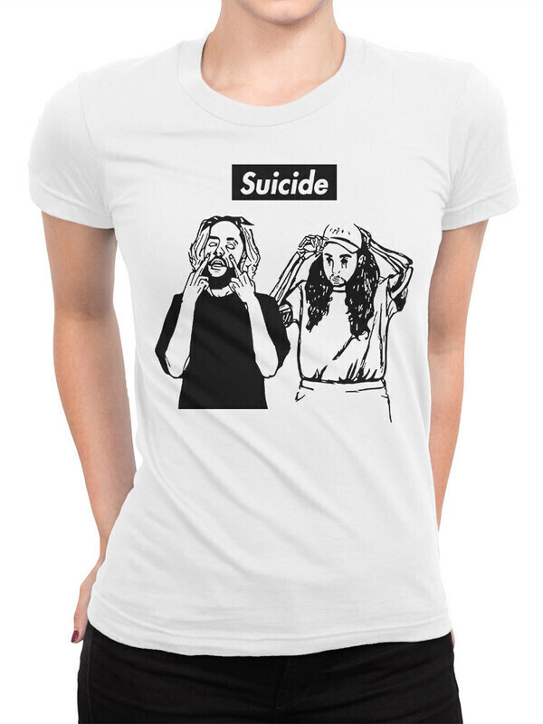 

Футболка женская Dream Shirts Suicideboys Женская 50009241 белая 3XL, Suicideboys Женская 50009241