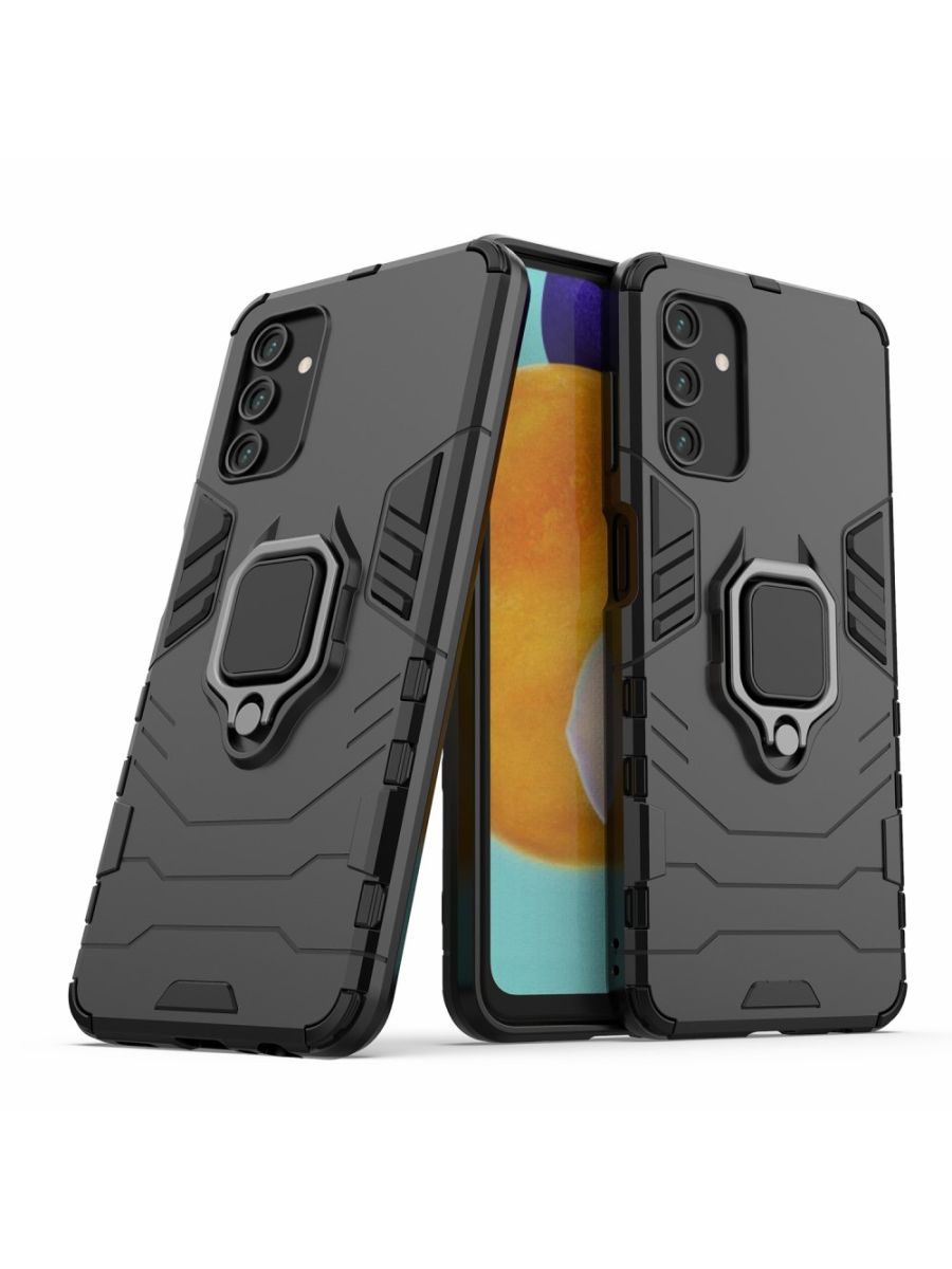 

Brodef Ring Противоударный чехол с кольцом для Samsung Galaxy A13 черный