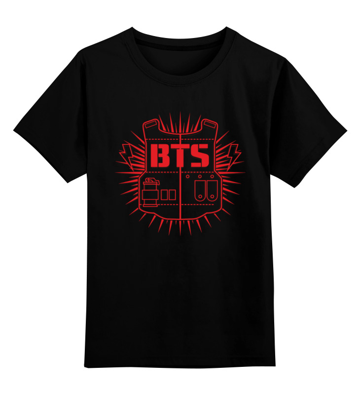 

Футболка детская Printio Bts цв. черный р. 164, Bts