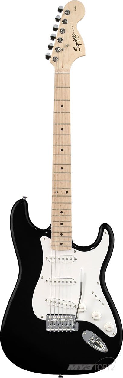 

Электрогитара Fender Squier Affinity Stratocaster MN Black, Fender (Фендер)