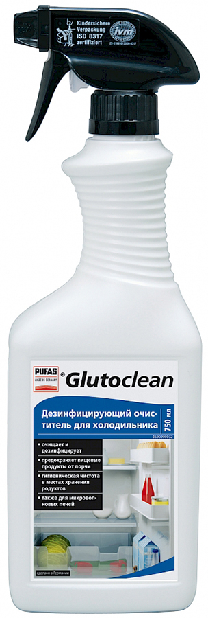 PUFAS Glutoclean №392 дезинфицирующий очиститель для холодильника (750мл)