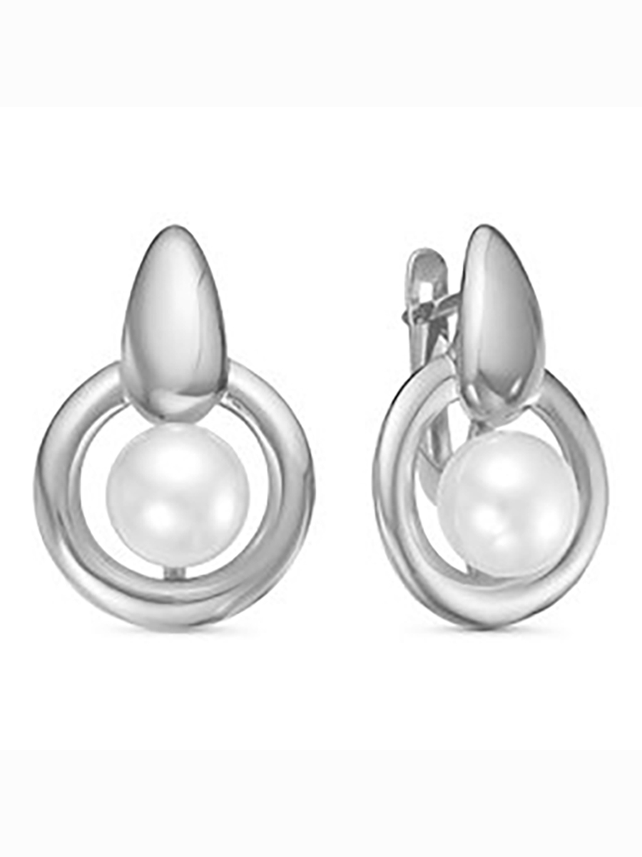

Серьги из серебра с жемчугом ЯХОНТ Ювелирный 191552, 191552