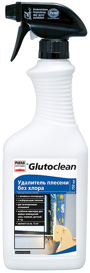 

PUFAS Glutoclean №386 удалитель плесени без хлора (750мл)